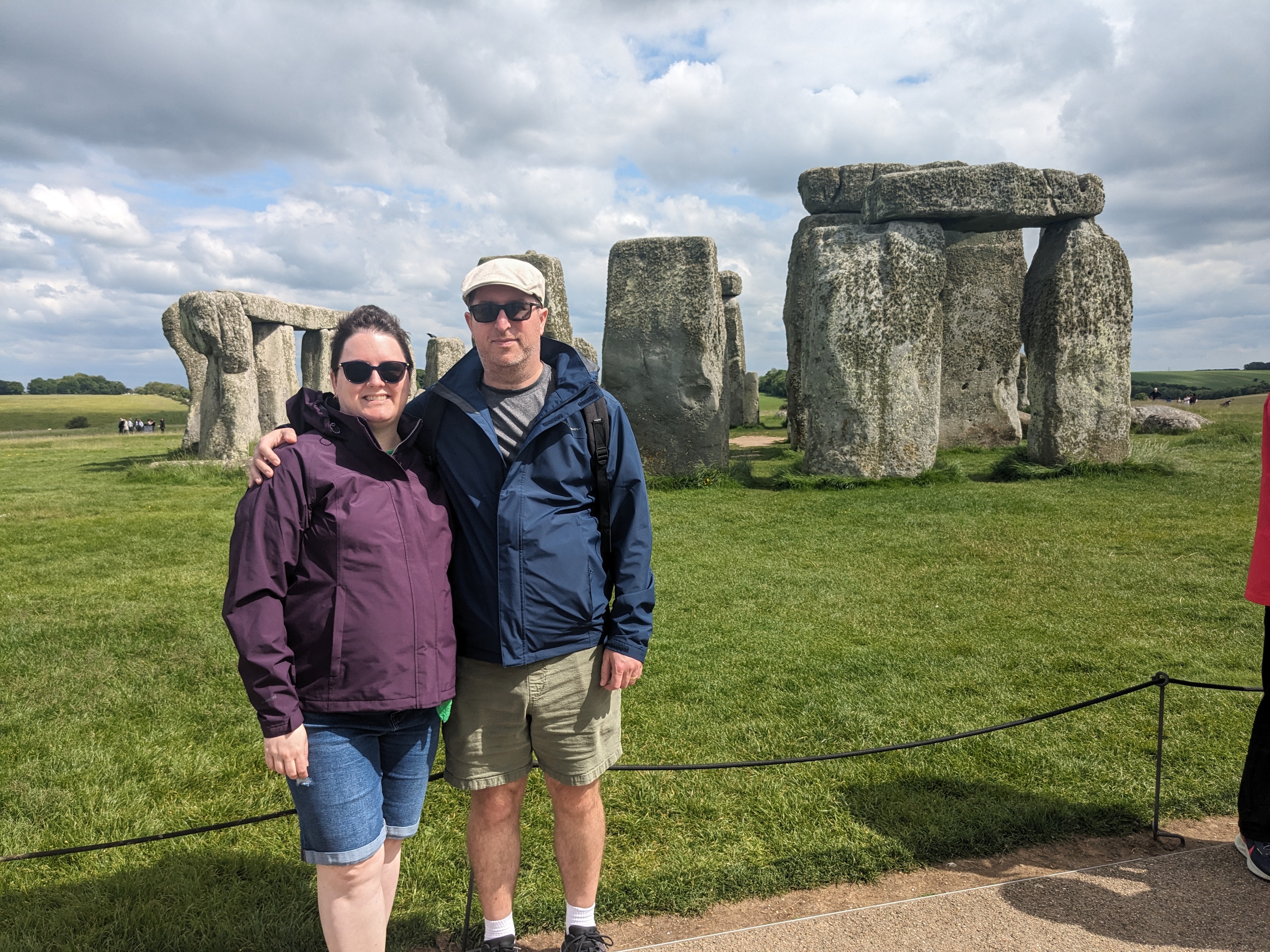 Jennifer and Rob at Stonehenge